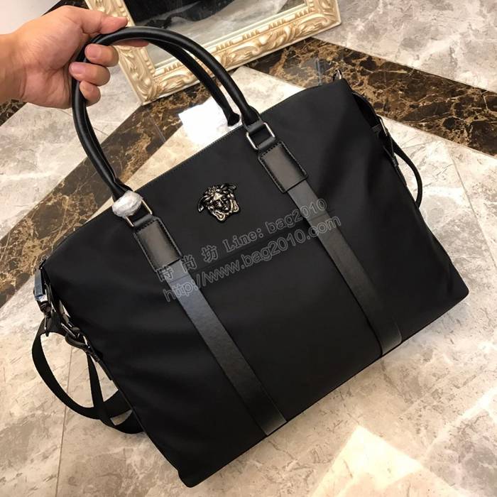 VERSACE男包 范思哲旅行袋 意大利进口防水尼龙布 男士手提包 333-1  rdn1028